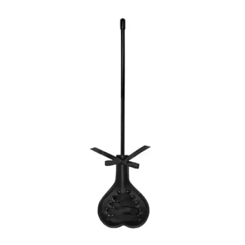 SHOTS AMERICA Ouch Crop Heart Black With Black Lace Small Anal