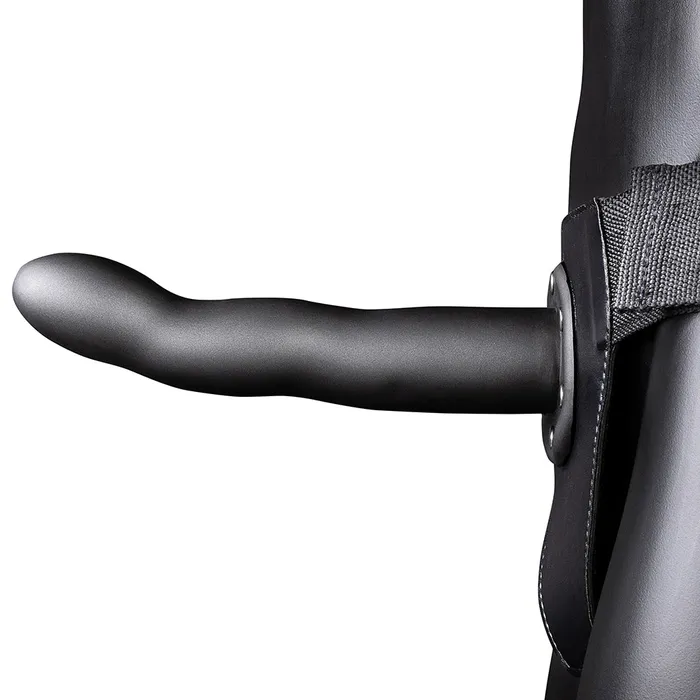 Shots Toys Female Sex Toys Ouch Curved 8 Inch Hollow StrapOn in Gunmetal Shots Toys Female Sex Toys Ouch Curved 8 Inch Hollow StrapOn in Gunmetal