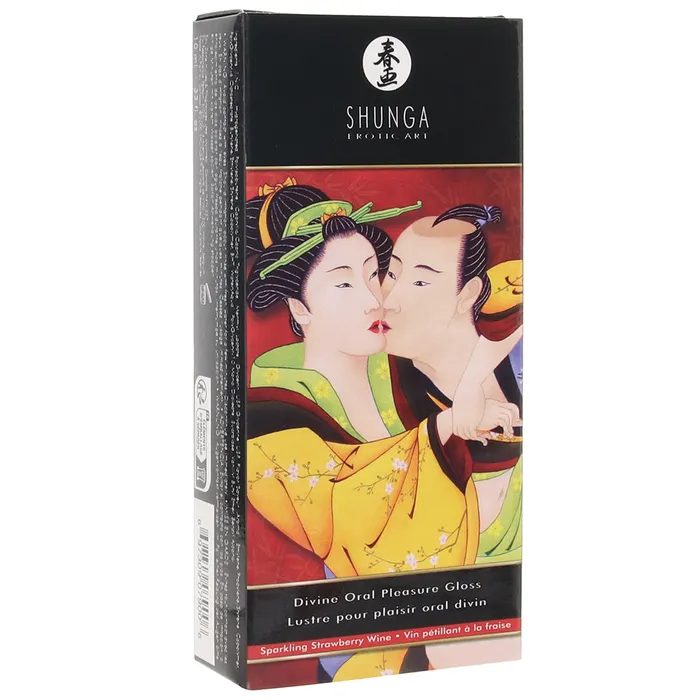 Shunga Female Sex Toys Divine Art Oral Pleasure Lip Gloss in Strawberry Wine Shunga Female Sex Toys Divine Art Oral Pleasure Lip Gloss in Strawberry Wine