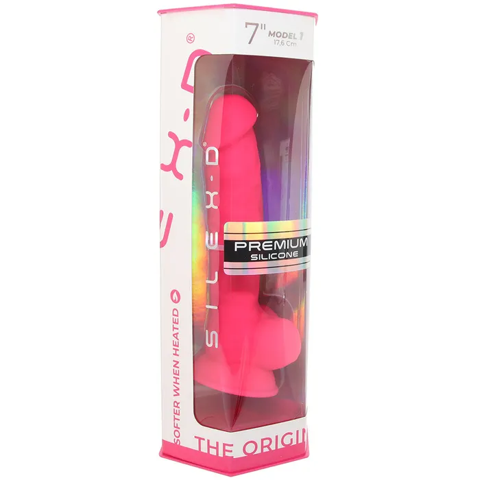 SILEXD The Original 7 Inch Model 1 Dildo in Pink Doc Johnson Dildos