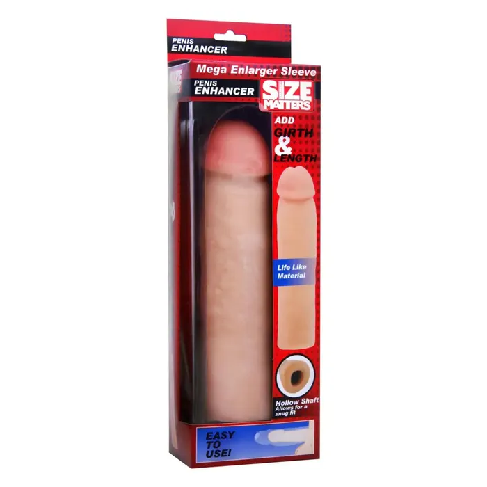 Size Matters Male Sex Toys Mega Enlarger Sleeve Penis Enhancer Size Matters Male Sex Toys Mega Enlarger Sleeve Penis Enhancer