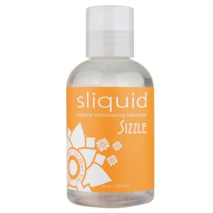 Sizzle Natural Stimulating Lubricant in 42oz125ml Sliquid Lubricants