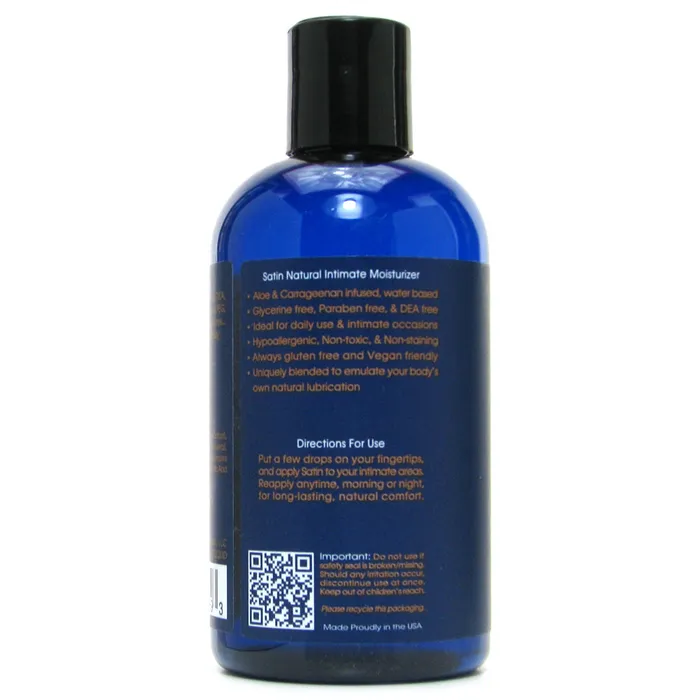 Sliquid Satin Natural Intimate Moisturizer in 85oz255mL Female Sex Toys