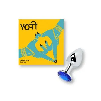 Small Jewelled Metal Butt Plug Yoni Anal