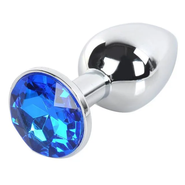 Small Jewelled Metal Butt Plug Yoni Anal