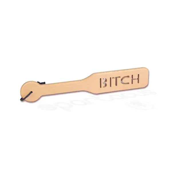 Spartacus 32cm Zelkova Wood Bitch Paddle Vibrators