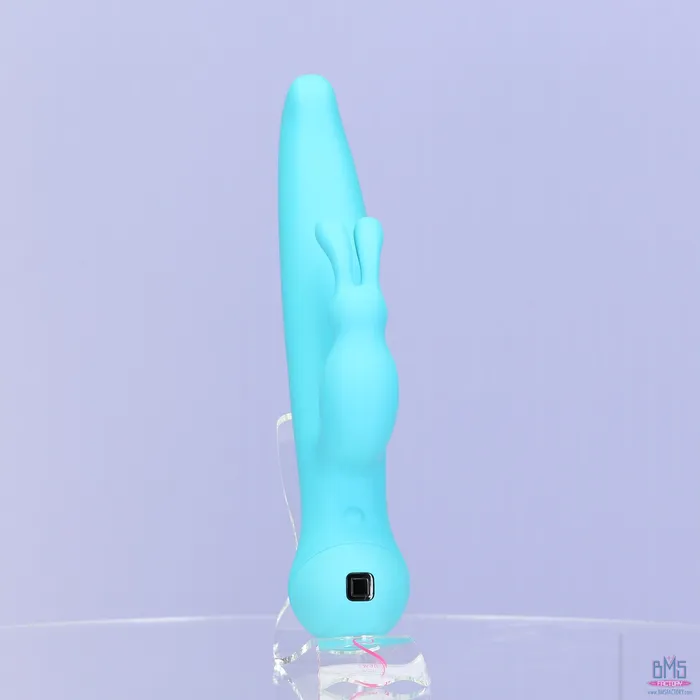 Swan Touch Duo Dual Rabbit Vibrator Rechargeable Teal Swan Vibrators