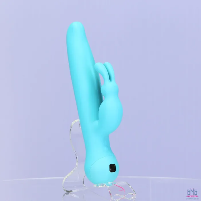 Swan Touch Duo Dual Rabbit Vibrator Rechargeable Teal Swan Vibrators