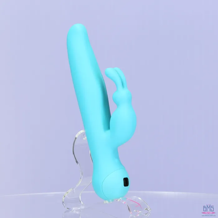 Swan Touch Duo Dual Rabbit Vibrator Rechargeable Teal Swan Vibrators