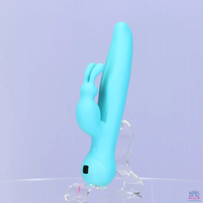 Swan Touch Duo Dual Rabbit Vibrator Rechargeable Teal Swan Vibrators