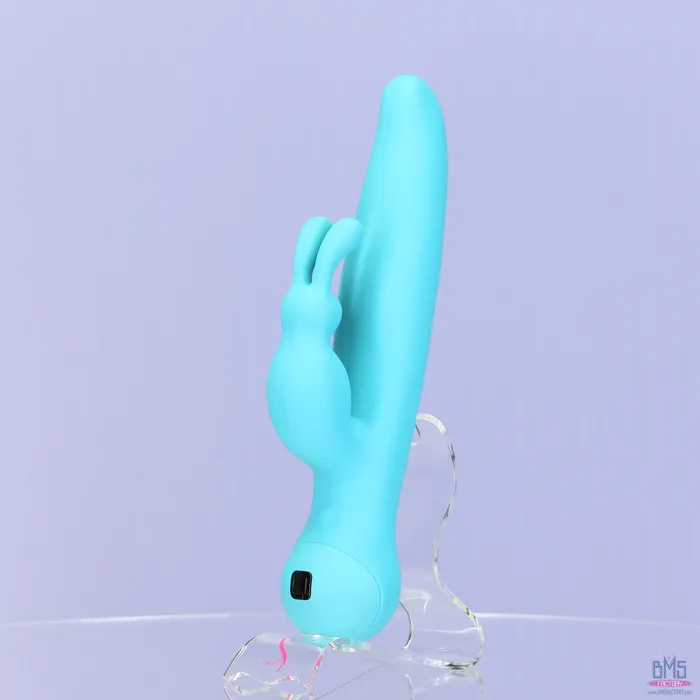Swan Touch Duo Dual Rabbit Vibrator Rechargeable Teal Swan Vibrators