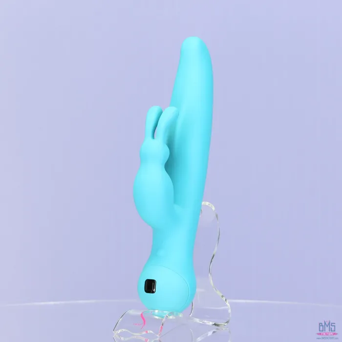 Swan Touch Duo Dual Rabbit Vibrator Rechargeable Teal Swan Vibrators