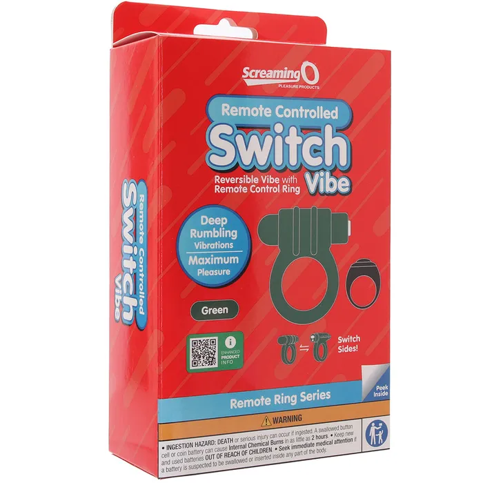 Switch Reversible CRing Vibe Screaming O Male Sex Toys