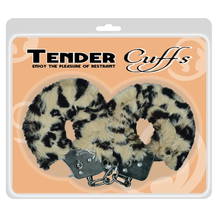 Tender Cuffs Couples Tender Cuffs Furry Handcuffs Leopard