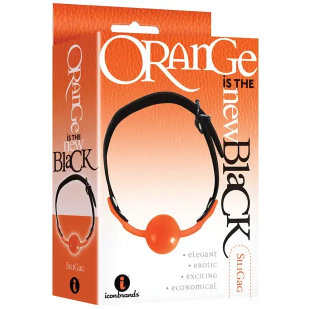 The 9s Orange is the New Black SiliGag Icon Brands INC Anal