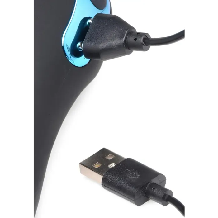 Trinity Vibes Male Sex Toys Power Taint 7x Silicone Cock And Ball Ring With Remote