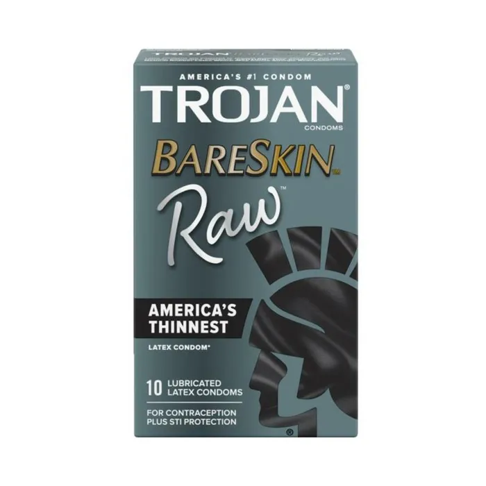 Trojan Vibrators Trojan Bareskin Raw 10ct