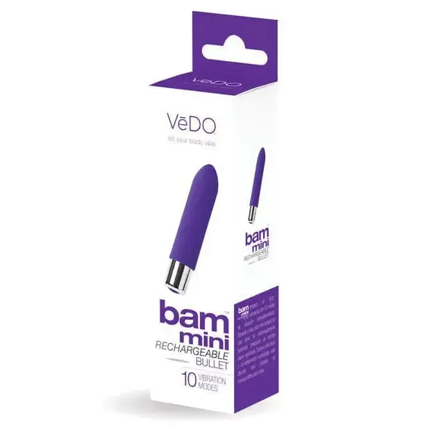 VDO Vibrators Vedo Bam Mini Rechargeable Bullet Vibe VDO Vibrators Vedo Bam Mini Rechargeable Bullet Vibe