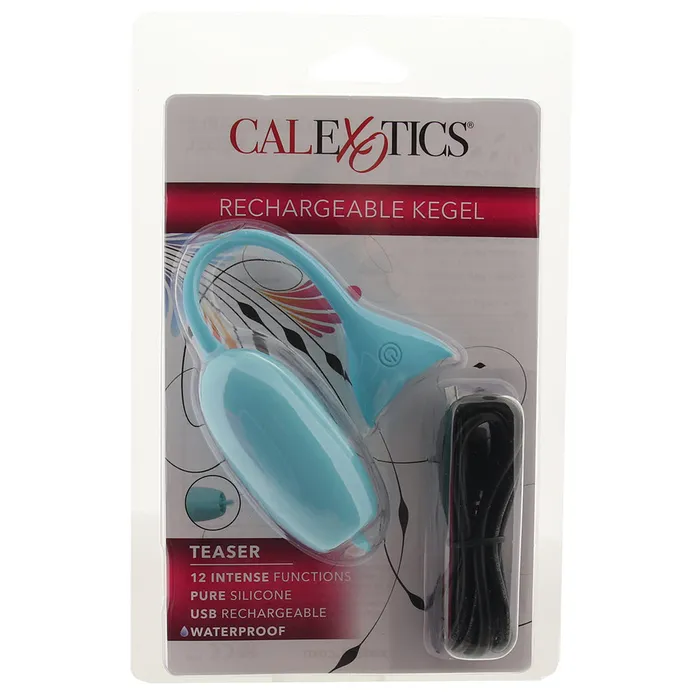 Vibrating Kegel Teaser in Blue CalExotics Female Sex Toys Vibrating Kegel Teaser in Blue CalExotics Female Sex Toys