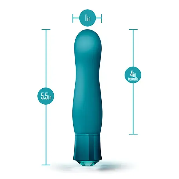 Vibrators Blush Blush Oh My Gem Fierce Rechargeable Warming Silicone GSpot Vibrator Blue Topaz Vibrators Blush Blush Oh My Gem Fierce Rechargeable Warming Silicone GSpot Vibrator Blue Topaz