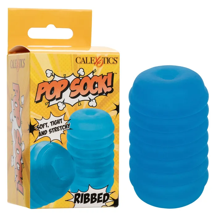Vibrators CalExotics CaleXOtics Pop Sock Ribbed Blue