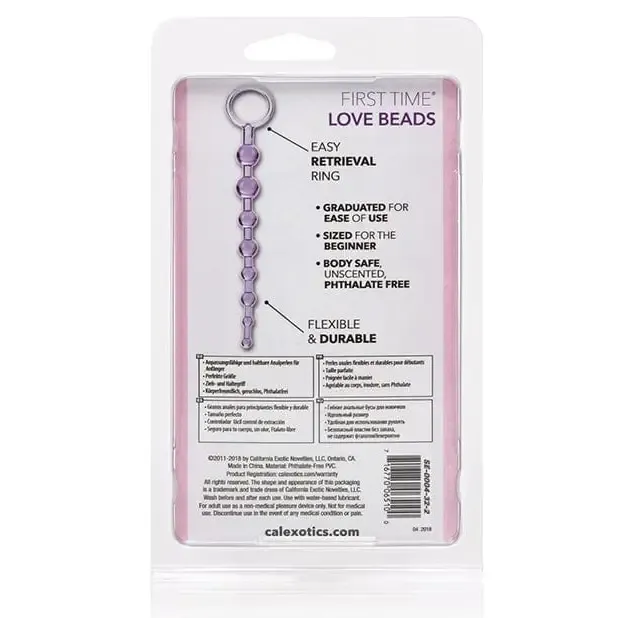 Vibrators CalExotics First Time Love Beads Vibrators CalExotics First Time Love Beads