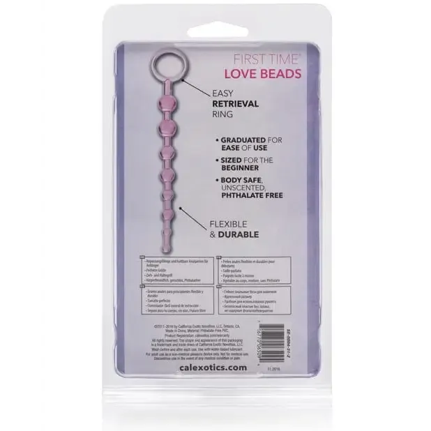 Vibrators CalExotics First Time Love Beads Vibrators CalExotics First Time Love Beads