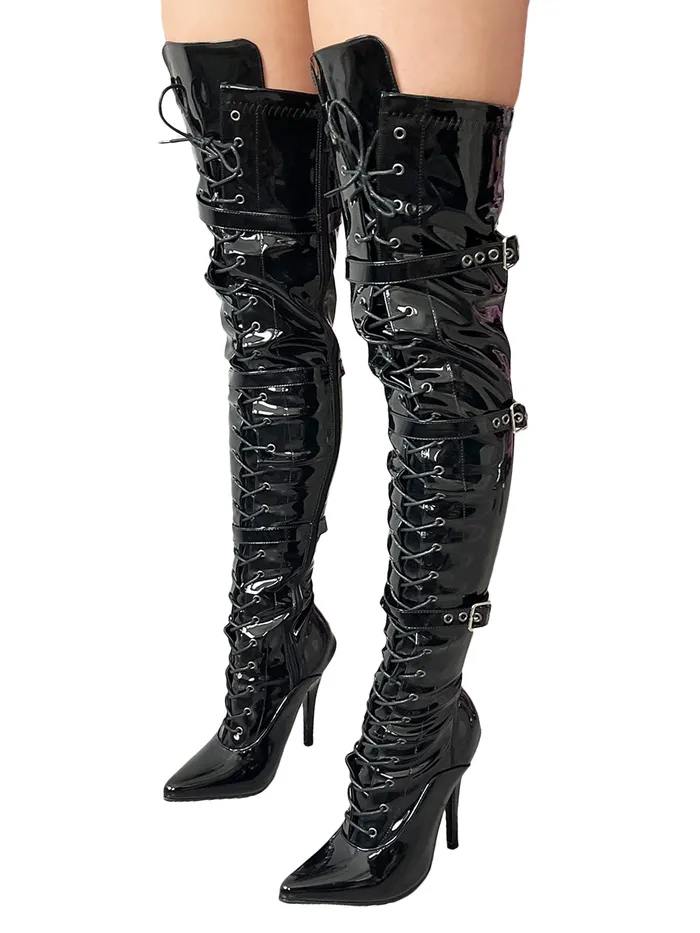 Vibrators HonourSkintwocom Imperial Thigh High Boots