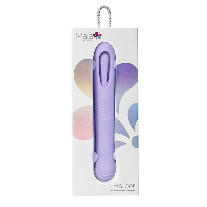 Vibrators Maia Toys Harper 10 Function Dual Motor Thumping Vibe Vibrators Maia Toys Harper 10 Function Dual Motor Thumping Vibe