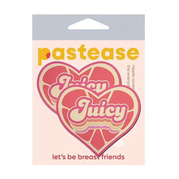 Vibrators Pastease Pastease Premium Retro Heart Juicy Pink Grapefruit Os