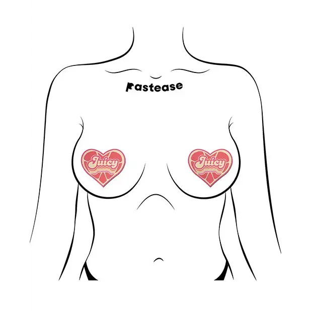 Vibrators Pastease Pastease Premium Retro Heart Juicy Pink Grapefruit Os Vibrators Pastease Pastease Premium Retro Heart Juicy Pink Grapefruit Os