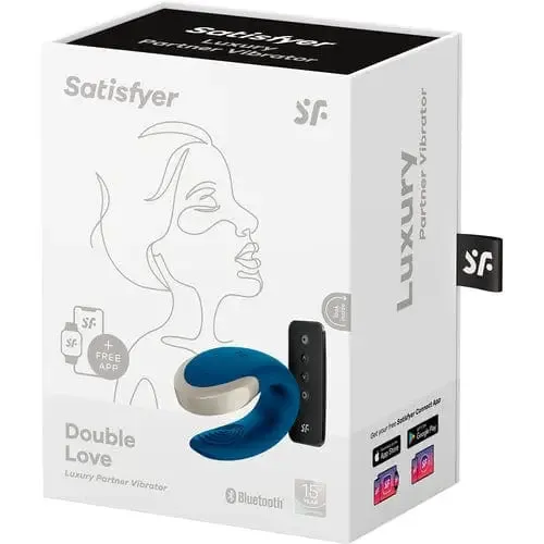 Vibrators Satisfyer Satisfyer Double Love Vibrators Satisfyer Satisfyer Double Love