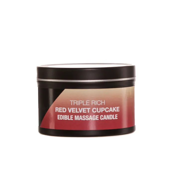 Vibrators Secret Lovers Secret Lovers Triple Rich Massage Oil Candles Red Velvet Cupcake
