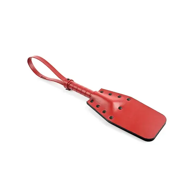 Vibrators Sportsheets Sportsheets Saffron Studded Spanker Red Vibrators Sportsheets Sportsheets Saffron Studded Spanker Red