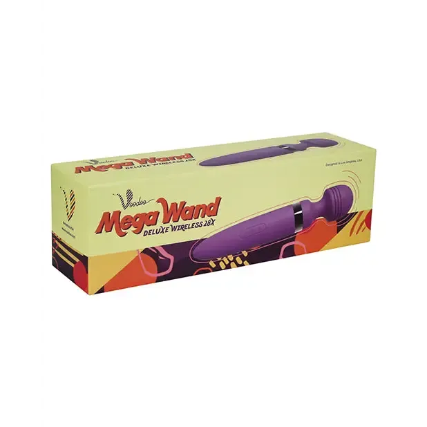 Vibrators Thank Me Now INC Voodoo Deluxe Mega Wand 28X Purple