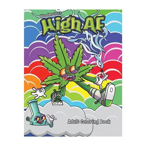 Vibrators WoodRocket Wood Rocket High Af Coloring Book