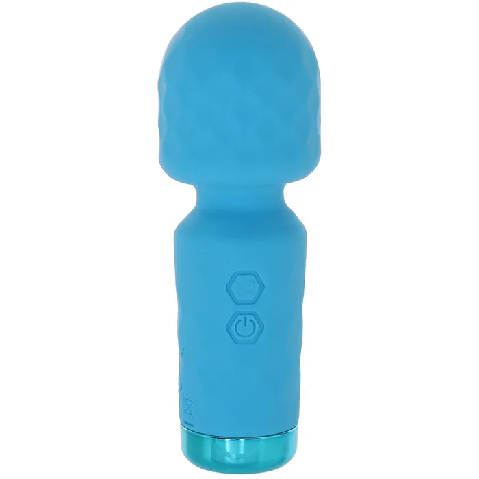 Vibrators XR Brands Bang Mini Silicone Wand in Blue