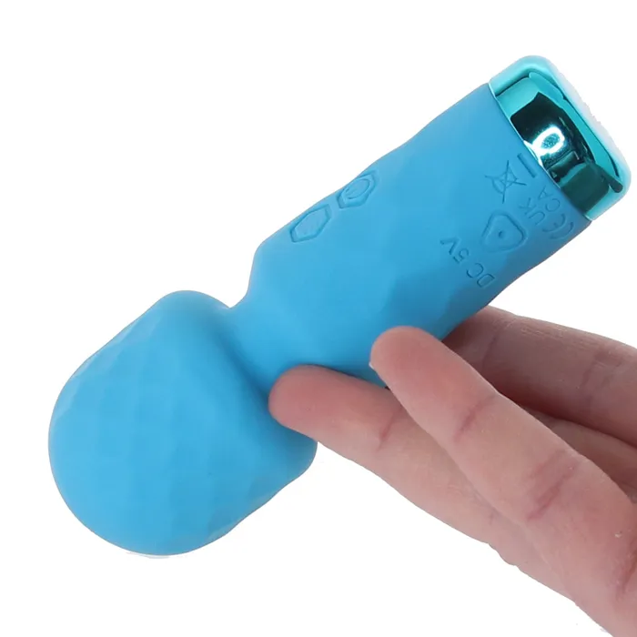 Vibrators XR Brands Bang Mini Silicone Wand in Blue