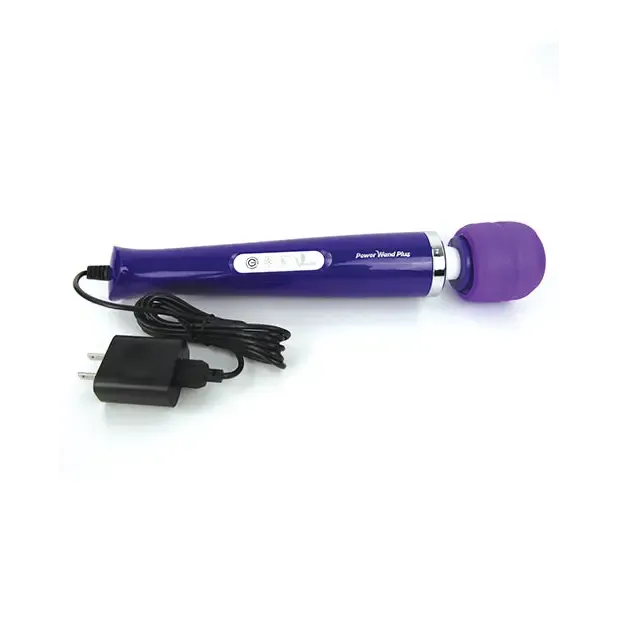 Voodoo Power Wand Plus 28X Plug In Purple Thank Me Now INC Vibrators Voodoo Power Wand Plus 28X Plug In Purple Thank Me Now INC Vibrators