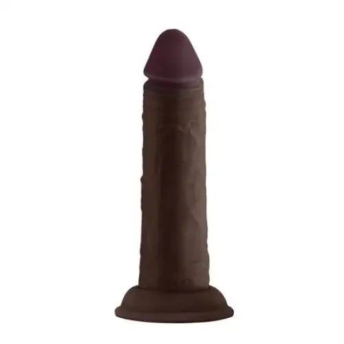 Vvole Female Sex Toys Shaft Model J Liquid Silicone 55 in Dildo Mahogany