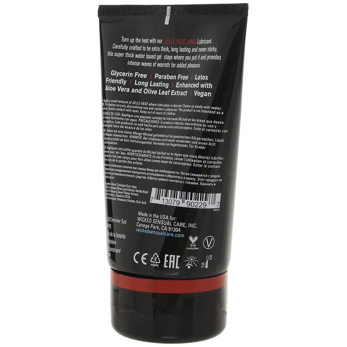 Wicked Sensual Care Anal Jelle Heat Warming Anal Lube in 4oz120ml Wicked Sensual Care Anal Jelle Heat Warming Anal Lube in 4oz120ml