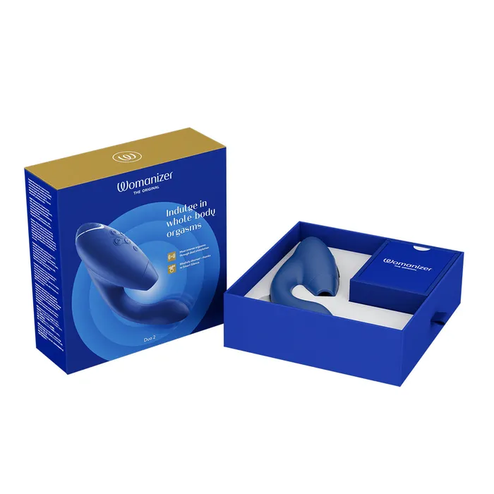 Womanizer DUO 2 Dual Stimulator Blueberry Womanizer Female Sex Toys