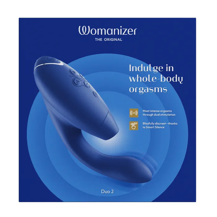 Womanizer DUO 2 Dual Stimulator Blueberry Womanizer Female Sex Toys
