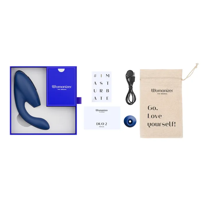 Womanizer DUO 2 Dual Stimulator Blueberry Womanizer Female Sex Toys