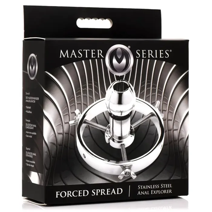 XR Brands Anal Forced Spread Stainless Steel Anal Explorer