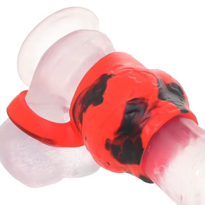 XR Brands Dildos Creature Cocks Hell Hound Girth Enhancer in Medium