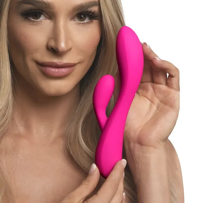 XR Brands Female Sex Toys 10x Flexible Silicone Rabbit Vibrator 