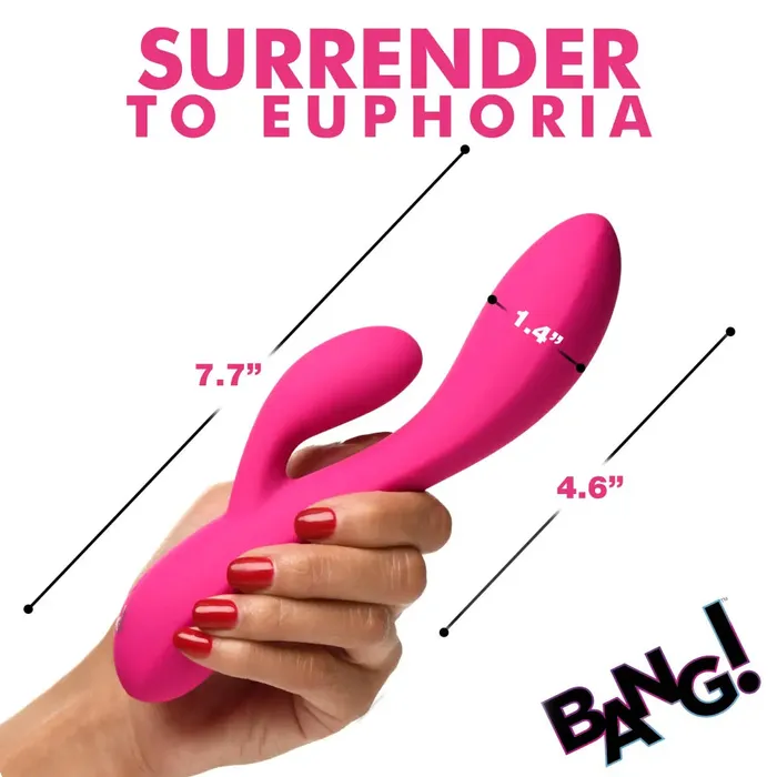 XR Brands Female Sex Toys 10x Flexible Silicone Rabbit Vibrator 