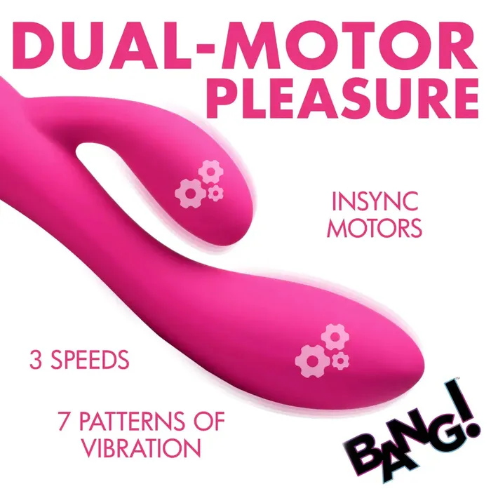 XR Brands Female Sex Toys 10x Flexible Silicone Rabbit Vibrator 