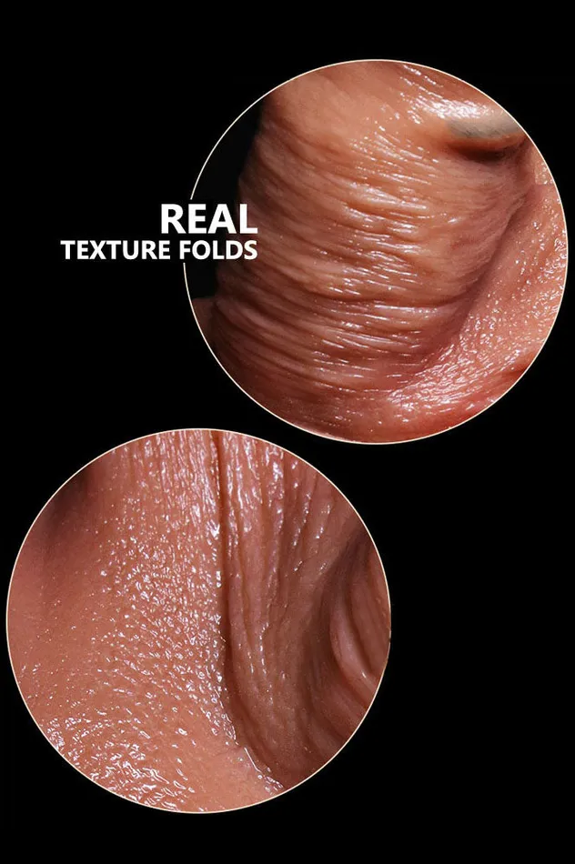Z91 Top Realistic Vein Texture DualDensity Liquid Silicone Suction Cup Dildo with Balls 7 Inch JATOYS Female Sex Toys